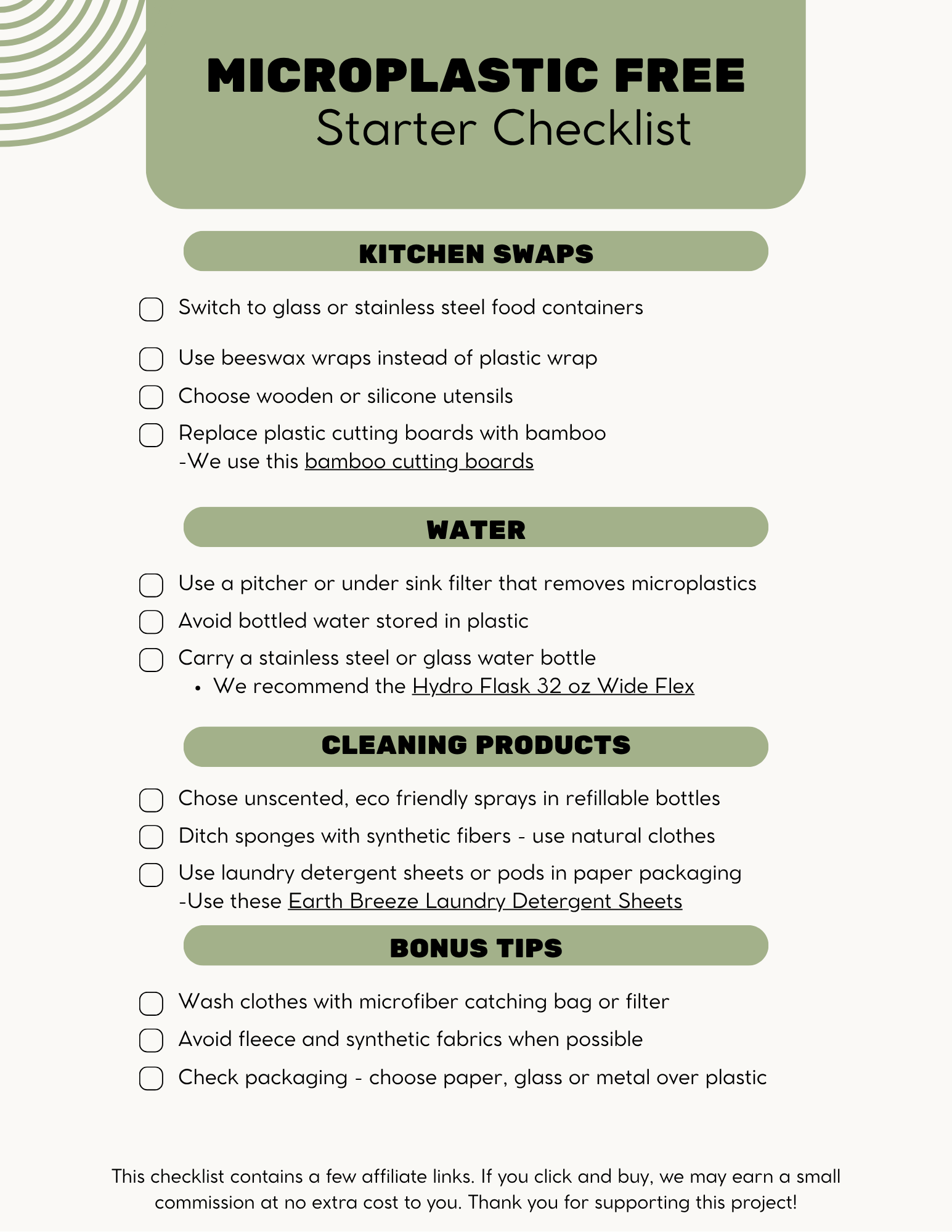 microplastic swaps