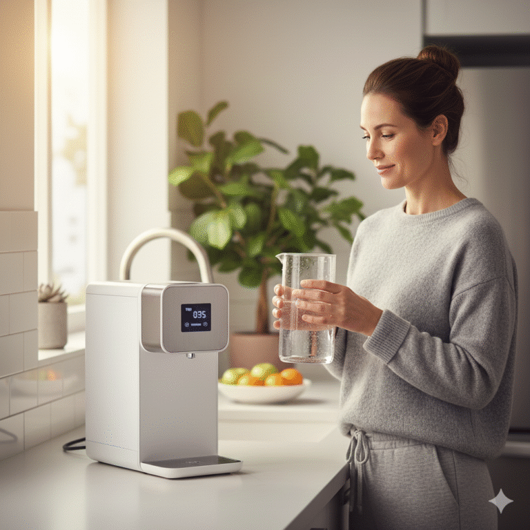 reverse osmosis machine on counter top
