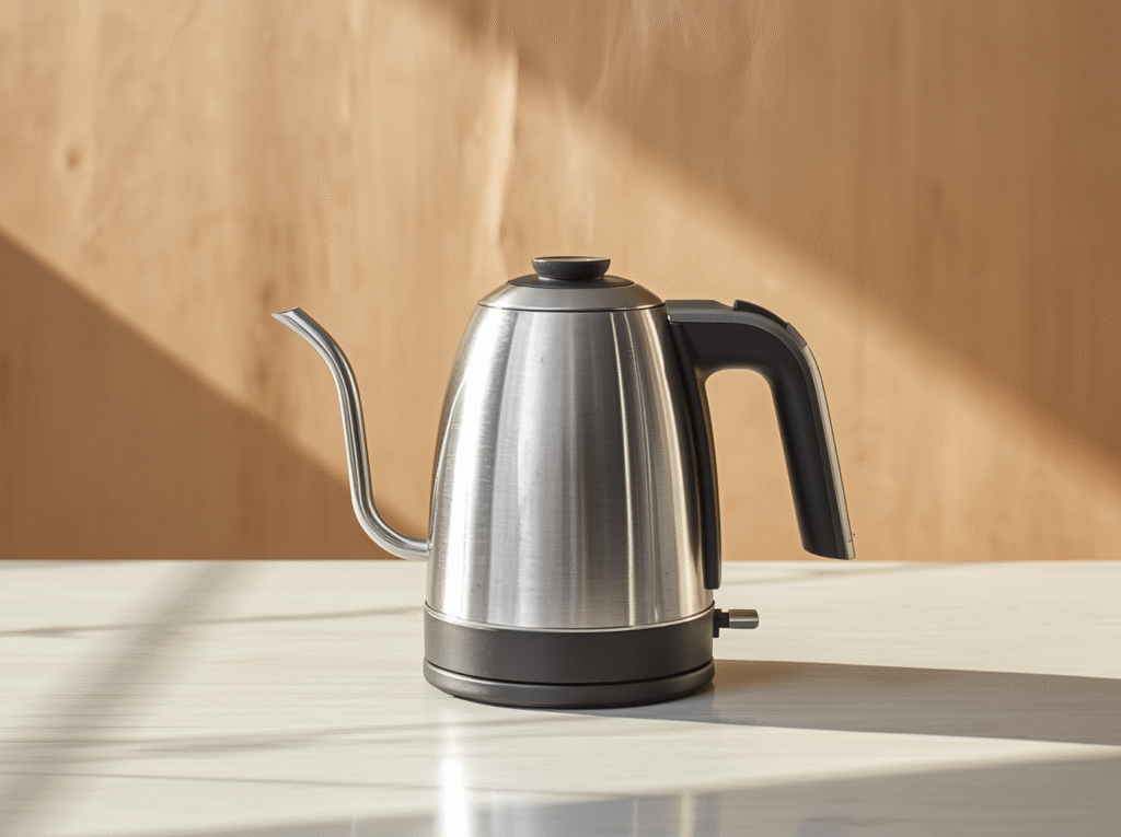 Single stainless steel gooseneck electric kettle