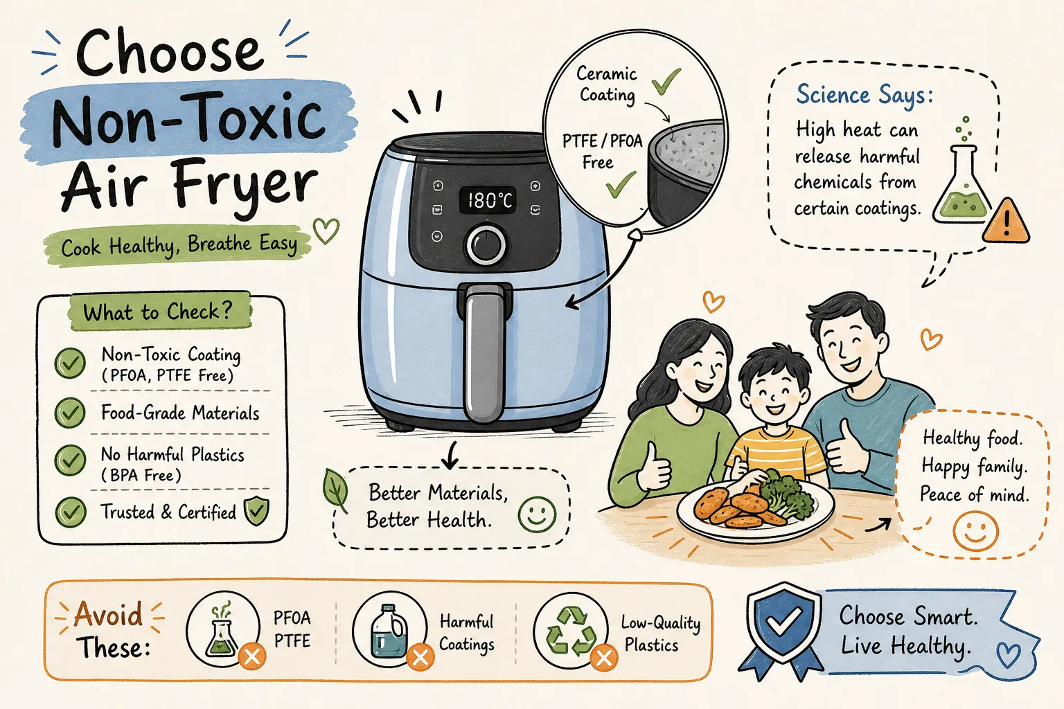 how to choose a non toxic air fryer